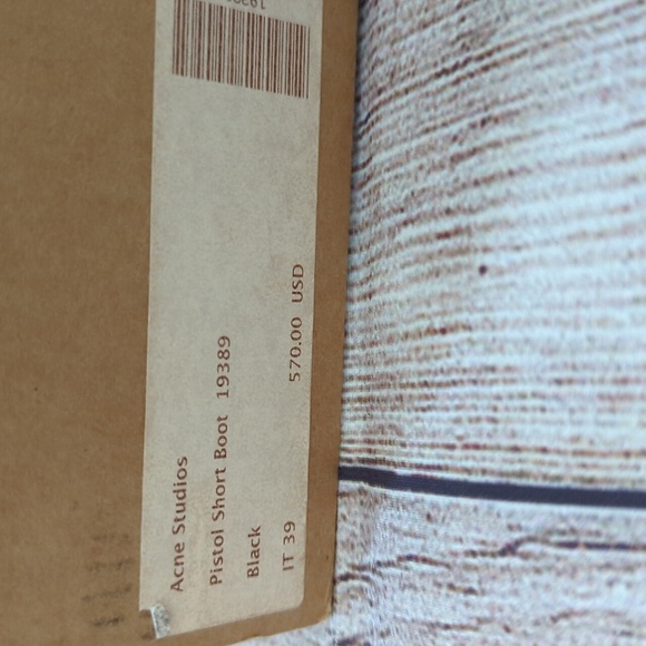 Acne Studios Pistol Short Boots (19389) Euro Size 39 - Picture 8 of 11
